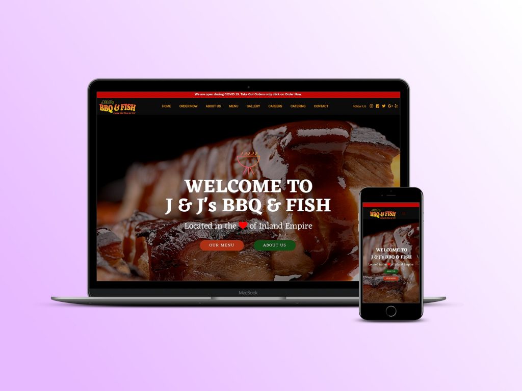 Barbeque Restaurant (Website Design, Website Development, Web Hosting, E-commerce Development)